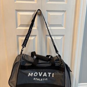 MOVATI Athletic Men's Gray Duffel Bag with Shoulder Strap